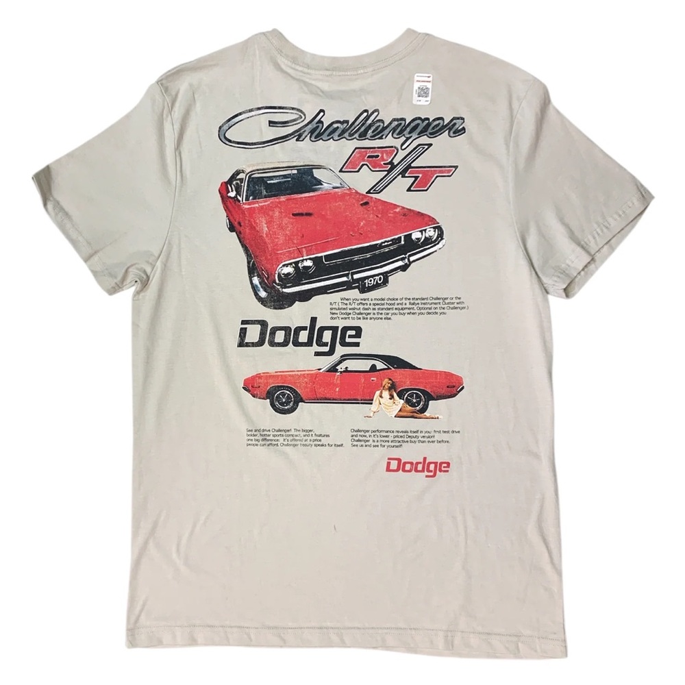- Men’s  25 pit to pit size xl Dodge Challenger Graphic T-Shirt 31 1/2 down